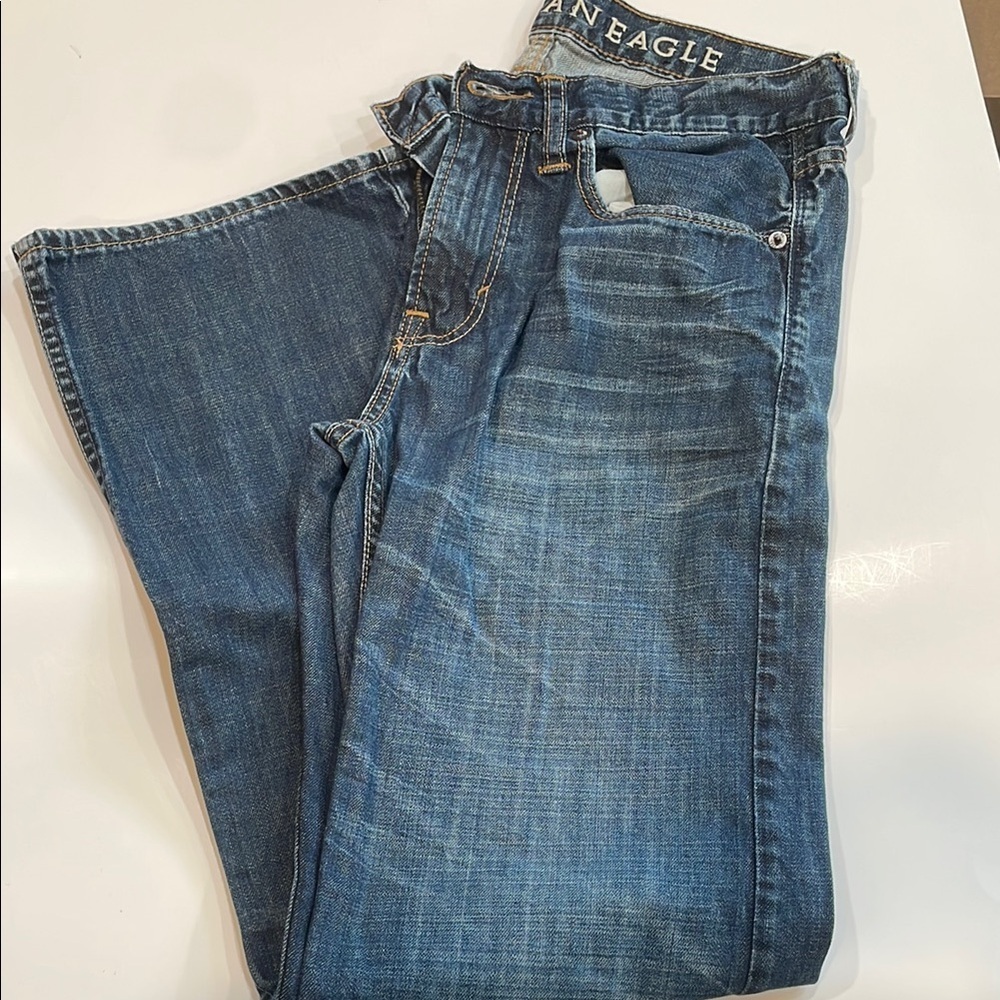 American Eagle Outfitters Blue Bootcut Jeans